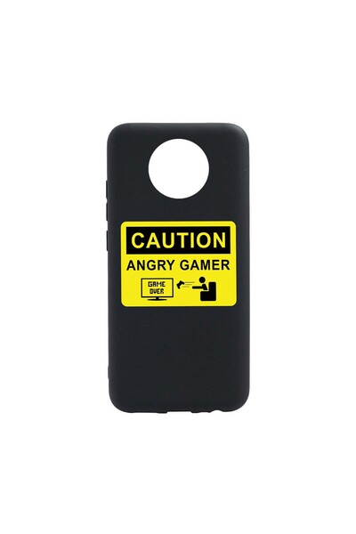 bestcase Husa Silicon Angry Gamer, compatibila cu Nokia 3.4, rezistenta la uz...