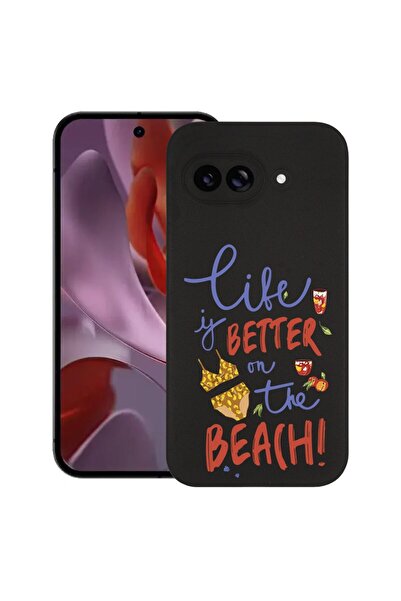 bestcase Тънък силиконов калъф за Google Pixel 9a, Плажен, 1926335 B 1874
