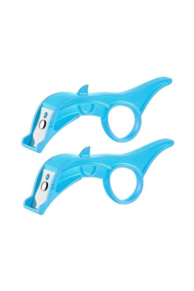 Choice4 Blue-2pc Fruit Kiwi Peeler Orange Cutter Vegetable Stainless Steel Pe...