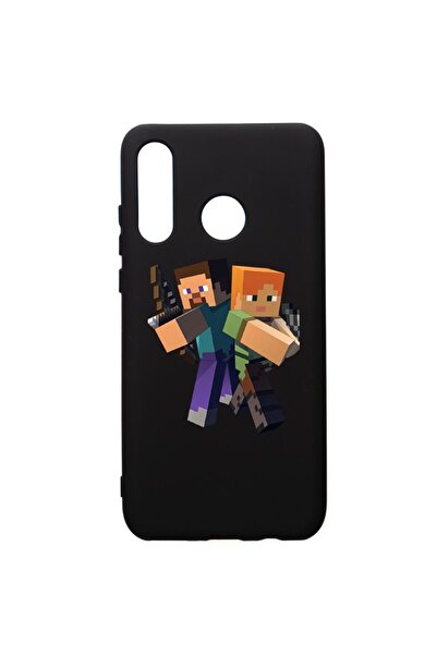 bestcase Husa de protectie Huawei P30 Lite, Minecraft, silicon, cu interiorul...