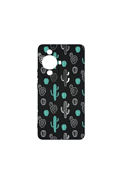 bestcase Θήκη Υγρής Σιλικόνης Premium, Συμβατή με Huawei nova 11, Κάκτος, Λεπ...