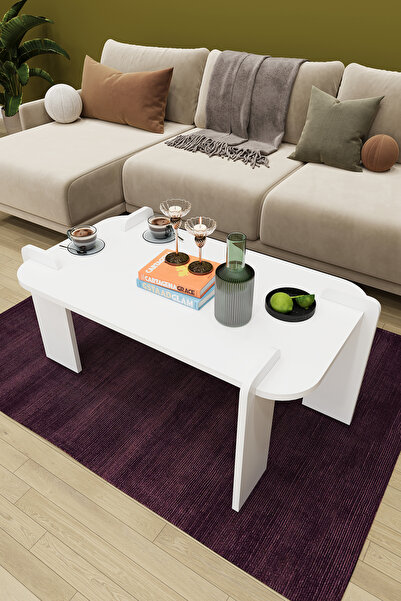 asratrend Modern Orta Sehpa %100 MDF Dekoratif Çok Amaçlı Orta Zigon Sehpa OS04