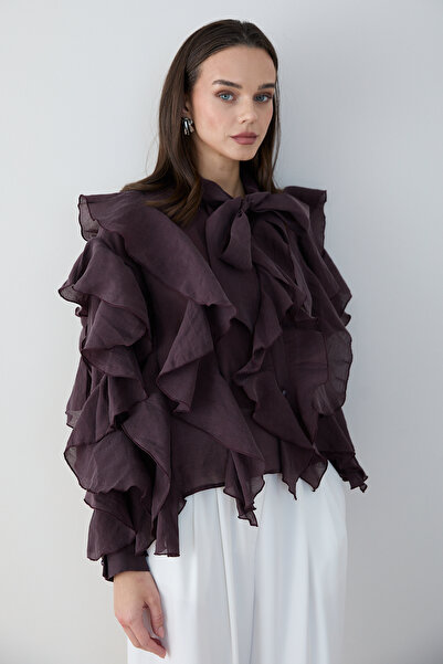Melike Tatar Ruffled Blouse 32-2815