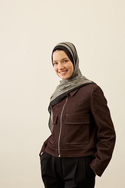 Modakaşmir Mk Desen Liva Modal Shawl