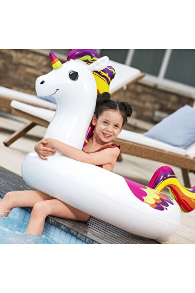 BESTWAY Colac gonflabil de înot Unicorn 119x91cm