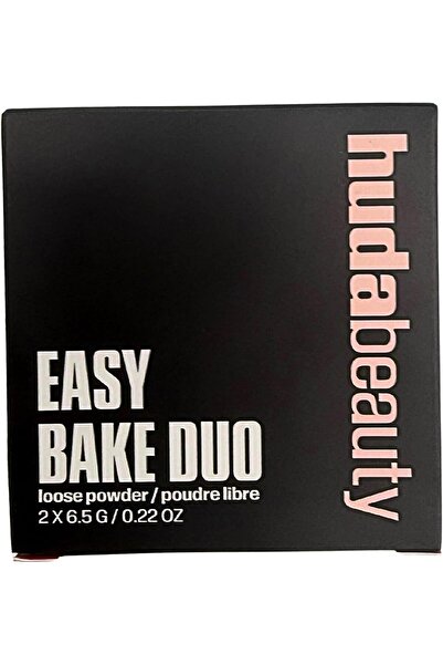 Huda Beauty Easy Bake Loose Powder Duo in CHERRY PEACH