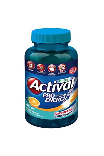 Béres Gume de mestecat Comprimate Gumate Pro Actival Energy Beres 40 bucăți
