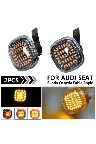 Choice Dynamic Crystal Dynamic LED Side Marker Turn Signal repeater Light for...
