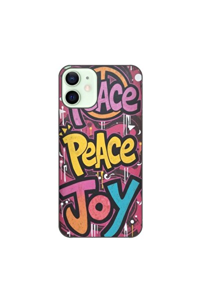 OEM Husa compatibila cu Apple iPhone 12 Mini Silicon Gel Tpu Model Peace and ...