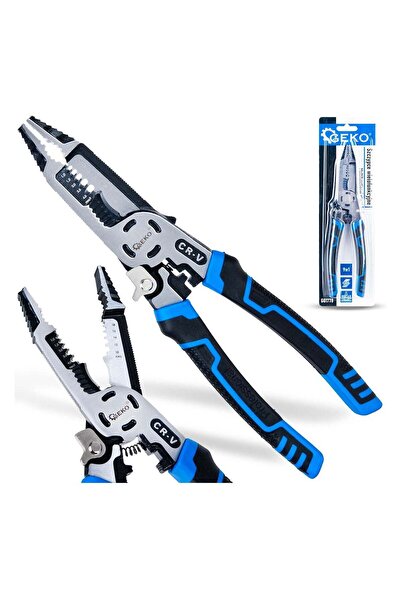 GEKO MULTIFUNCTIONAL CABLE STRIPPING PLIERS 225 MM