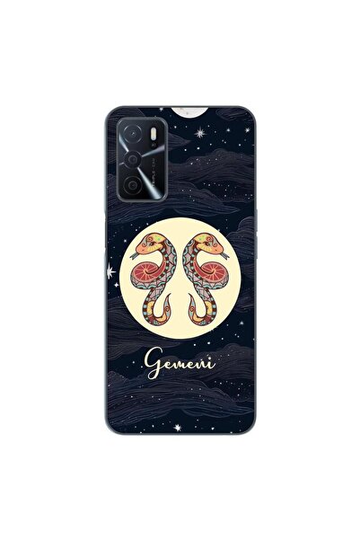 OEM Case compatible with Oppo A16 Silicone Gel Tpu Pattern Horoscope Gemini