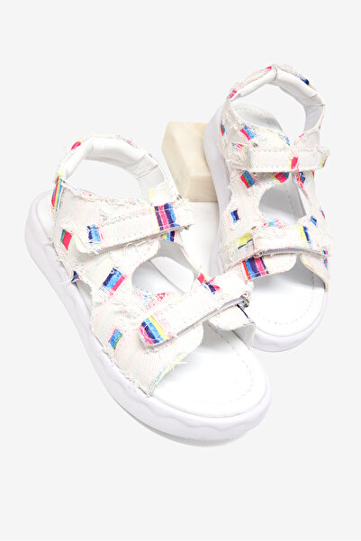 Tonny Black Children's Unisex White Comfortable Fit Color Patterned Double Ve...