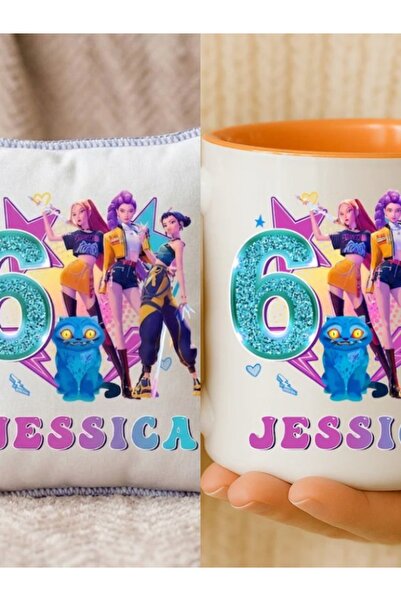 Emaazz LLC Kpop Demon Pillow + Mug Combo 6