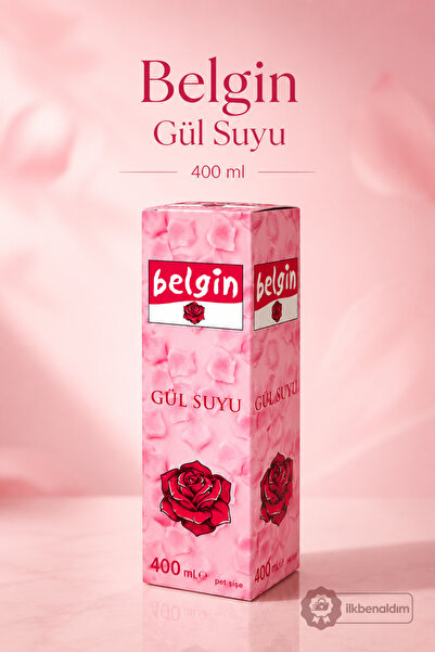 İlkbenaldim Gül Suyu 400 ml Pet Şişe Gül Kokulu Ferahlatıcı Bakım Suyu