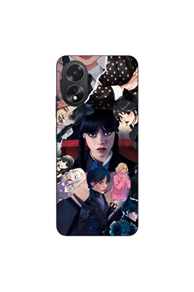 OEM Husa compatibila cu Oppo A38 4G Silicon Gel Tpu Model Wednesday Addams Co...