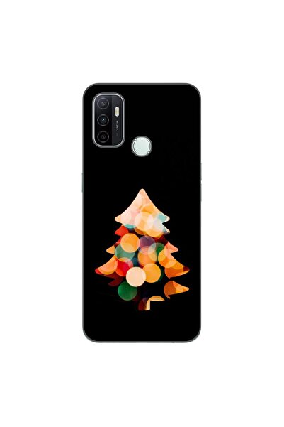 OEM Husa compatibila cu Oppo A53 Silicon Gel Tpu Model Craciun Brad Fundal Negru
