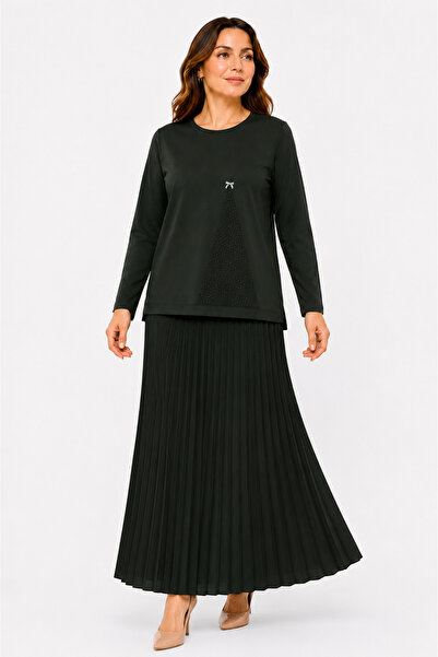 Mutlu City Women's Middle-Aged and Above Large Size Simple Stone Embroidered ...