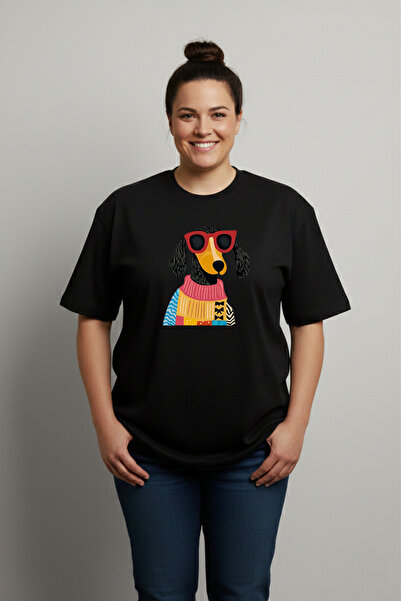 LORVEX Large Size T-Shirt Oversize Cotton Comfortable Fit Printed Unisex T-Shirt