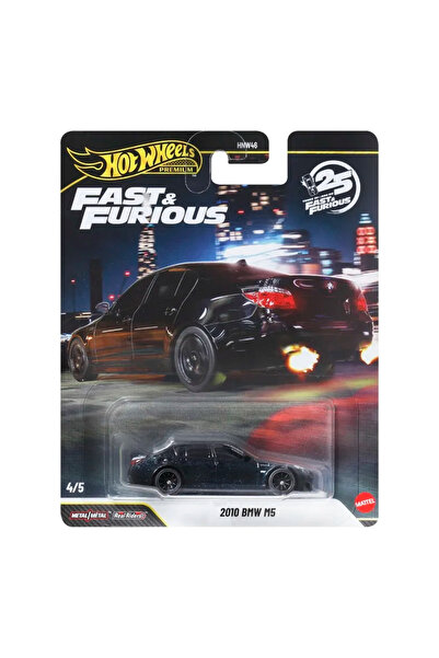 HOT WHEELS Fast & Furious, BMW M5 din 2010, Mașină premium, Scară 1:64