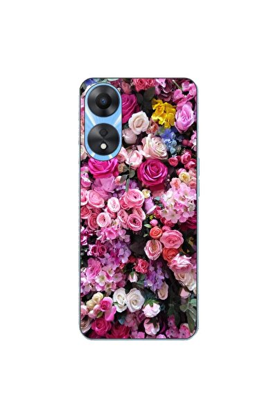 OEM Husa compatibila cu Oppo A78 5G (CPH2483) Silicon Gel Tpu Model Trandafir...