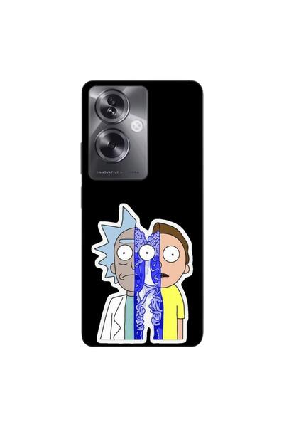 OEM Husa compatibila cu Oppo A79 5G Silicon Gel Tpu Model Rick And Morty Conn...