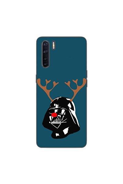 OEM Husa compatibila cu Oppo A91 Silicon Gel Tpu Model Craciun Darth Vader Ren