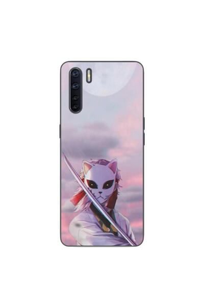 OEM Husa compatibila cu Oppo A91 Silicon Gel Tpu Model Demon Slayer Sabito
