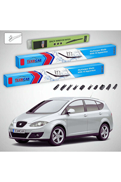 TEAMCAR Υαλοκαθαριστήρες Seat Altea XL 5P5 2006-2015 |   Σετ Επίπεδων Στηριγμ...