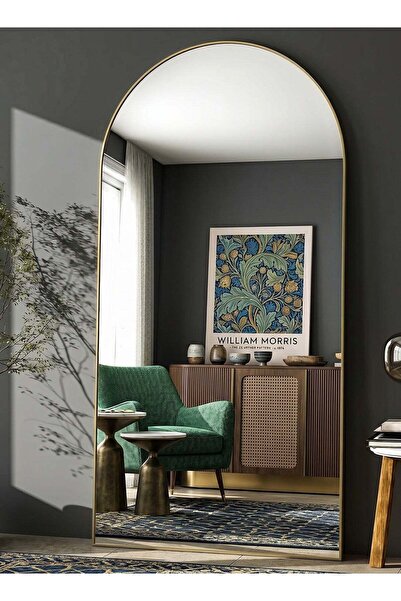 M SMART Elegant Design Large Mirror 170x70cm - Full Length Mirror With Gold M...