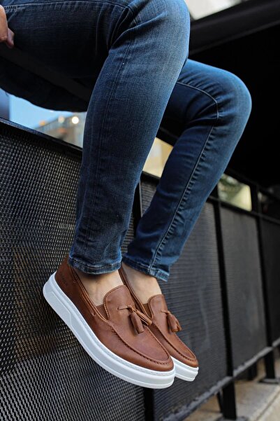 Zerenyus Loafer-X Casual Men's Loafer Shoes Brown