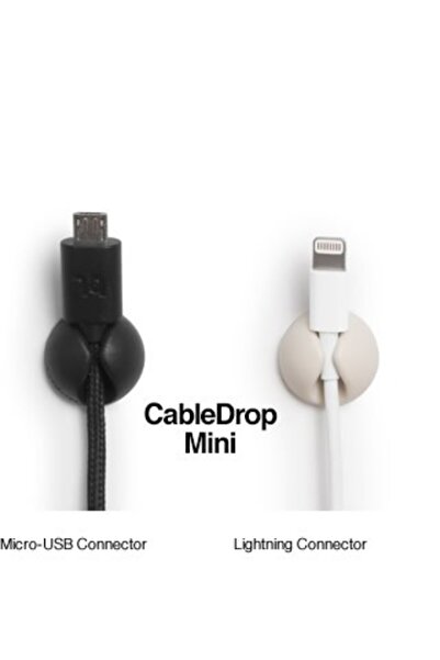 blueLounge CableDrop Mini Pack of 9, white