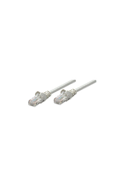 Intellinet Cablu patch RJ45 U/UTP Cat6 10m cu protecție metalică gri
