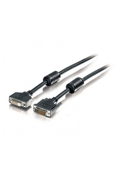 EQUIP Cablu DVI-D DL Extensie 1920x1200 St/Bu 1.80m în pungă de plastic
