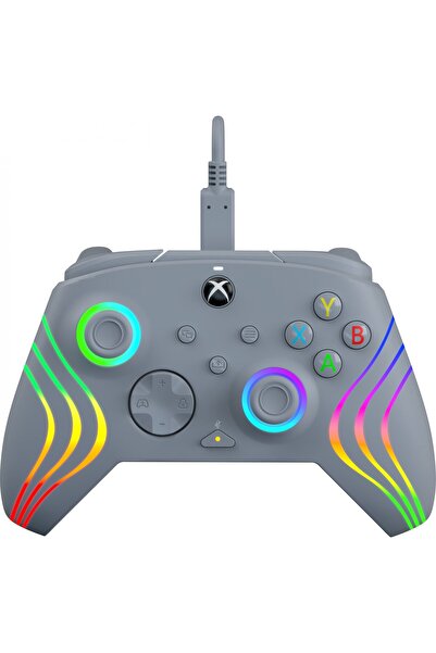 Pdp Controler XBOX cu fir Afterglow Wave Gri