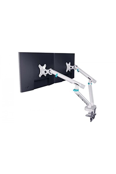 Digitus Suporturi de birou duble cu clemă și mecanism, 2x LCD max. 35 inch, g...