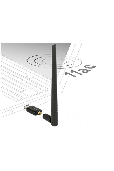 DELOCK Adaptor WiFi USB3.0 Dualband 300Mbps + ext. Antenă