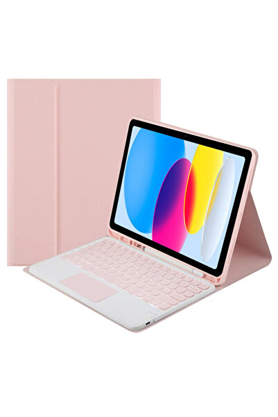 Strado Husă cu tastatură și touchpad pentru Apple iPad 10.9 22 TPIP22 (R√≥≈ºowe)