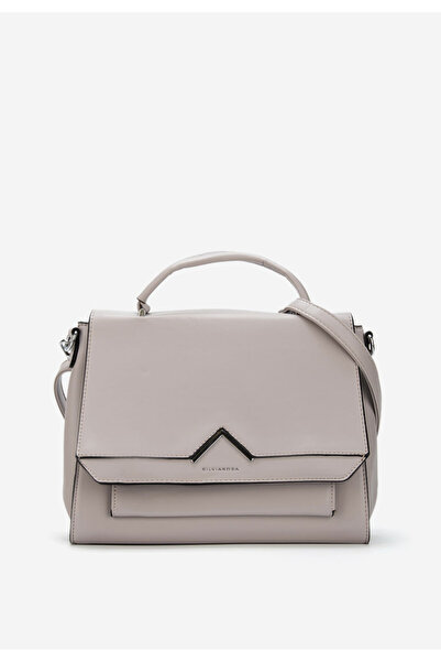 B T Shoes Silvia Rosa 5963 grey shoulder bag
