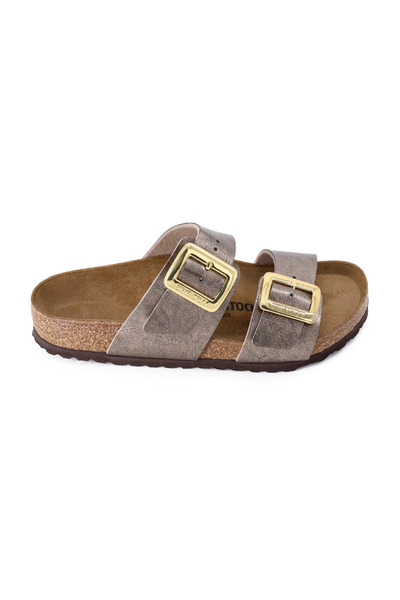 Birkenstock Sydney Cushion Buckle 1029356 Kadın Terlik Bronz Juststep