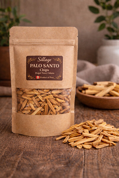 SillageCandle Sillage Doğal Palo Santo Tütsü Chips – Ruhsal Arınma ve Meditas...