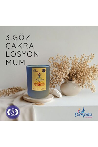 Elif saltık Üçüncü Göz Çakra Losyon Mum 150 gr