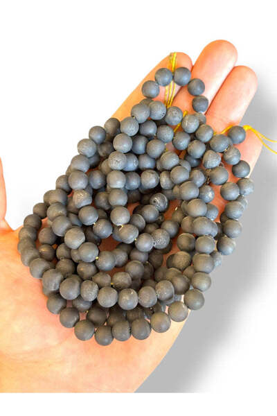 Bozhi Bead Set Pyrite Natural Stone 8mm - Natural Stone Beads Pyrite