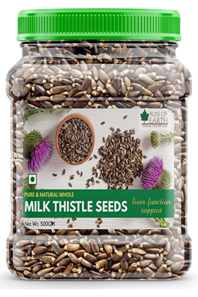 Bliss of Earth Milk Thistle Seeds, Natural Pure Superfood & Herbal Ingredient...