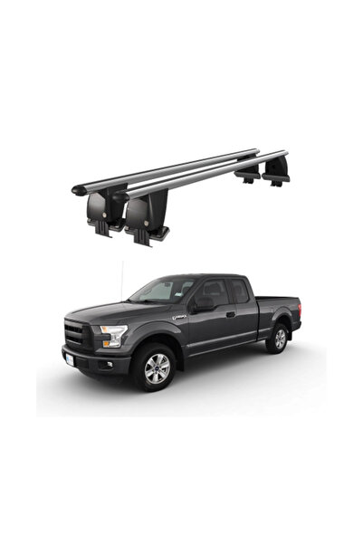 OEM Aluminum car trunk crossbars compatible with smooth roof Ford F150 SuperC...