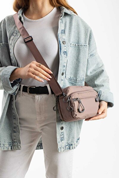 Sanmorris 5-Compartment Waterproof Parachute Fabric Crossbody Bag