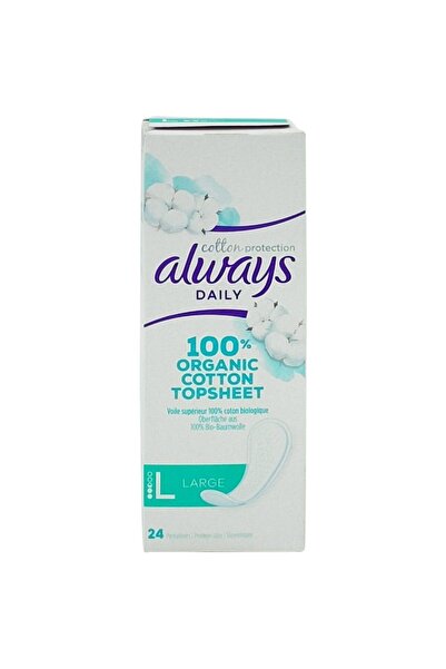Always Absorbante, Always, Zilnice 24 buc Organic Cotton Topsheet