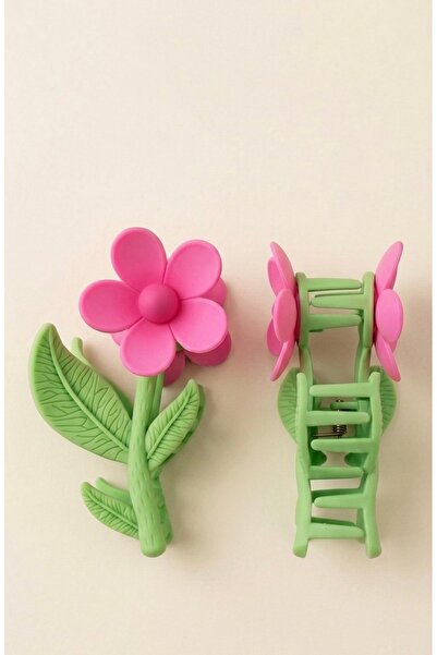 Markiz Takı مشبك زهرة الفوشيا 11 سم 1 قطعة