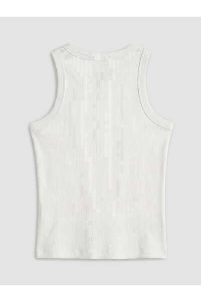 LC Waikiki Crew Neck Ribbed Girls' Undershirt