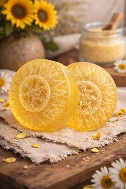 Günebakan Vegetable Glycerin Sunflower Soap - Pumpkin Fiber