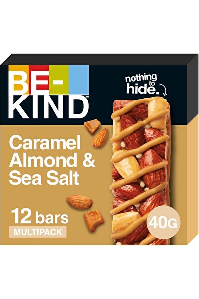 BE-KIND Caramel Almond and Sea Salt Nut Bar, 40g x 12 pcs